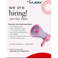 we are hiring Accounts Assistant